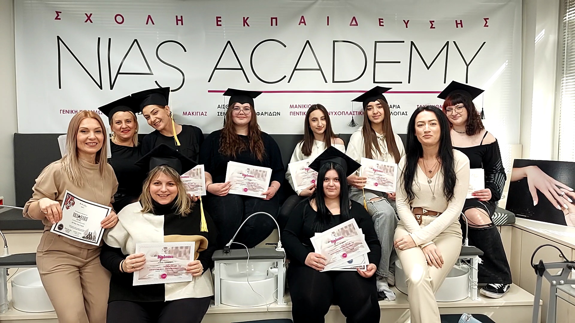 nias academy nail technicians graduation